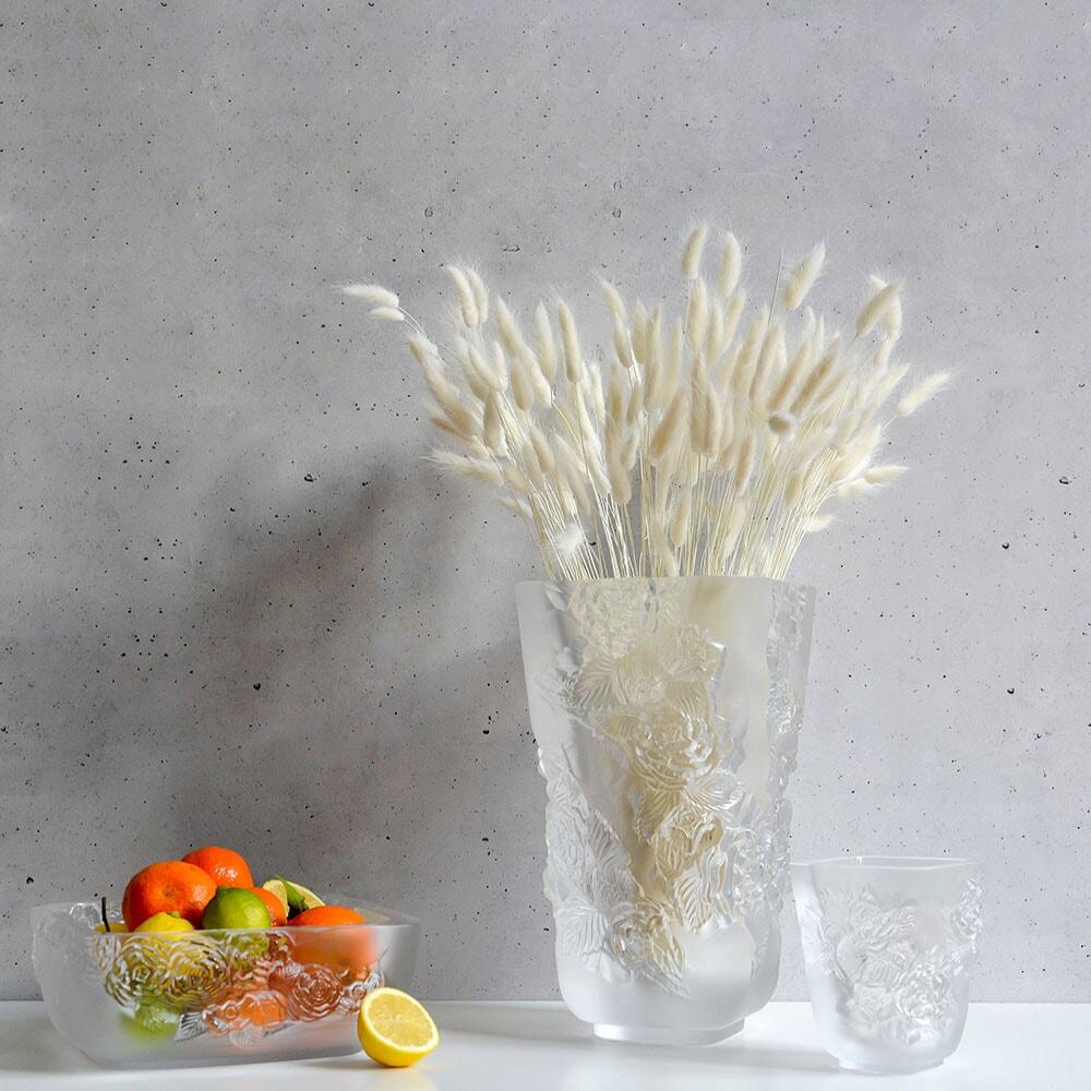 Lalique ピヴォワーヌ ベース Lalique Pivoines Vase